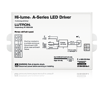 Lutron Hi-Lume A-Series 1% Dimming LED Driver L3DA4U1UKS-HA080 