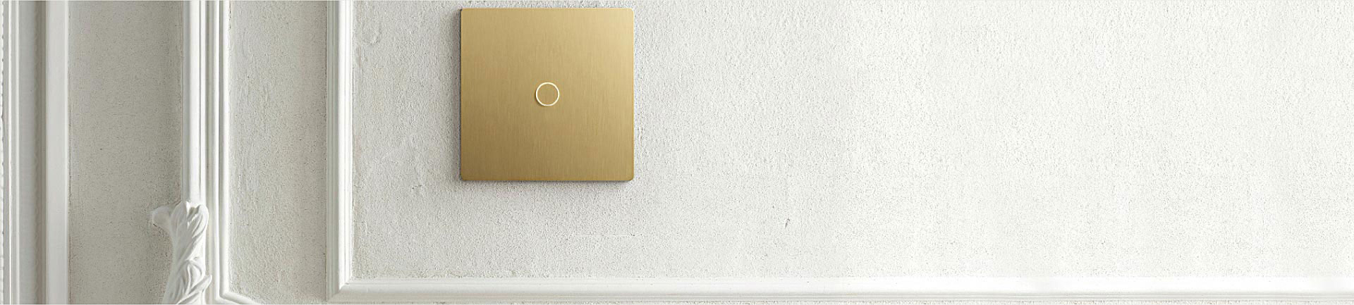 Wall-mounted single column, 1-button Alisse keypad