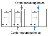 mounting holes
