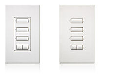 Lutron QSWE-7BRLN-SN See Touch Qs Non Insert Style 7-Button Wall Station with Raise/Lower Tjernlund Products Audio 