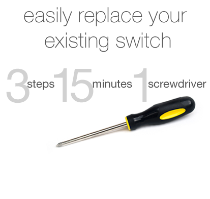 Phillips head screwdriver with black and yellow handle