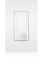 for sale online Lutron Wall Switch Occupancy Sensor White Manual On/ Auto Off LOSSIRMWH 