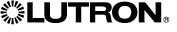 Lutron Logo - white font