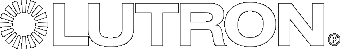 Lutron Logo - white font