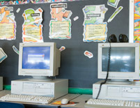 Grover Cleveland Elementary School Computer Room