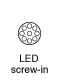LED enroscable