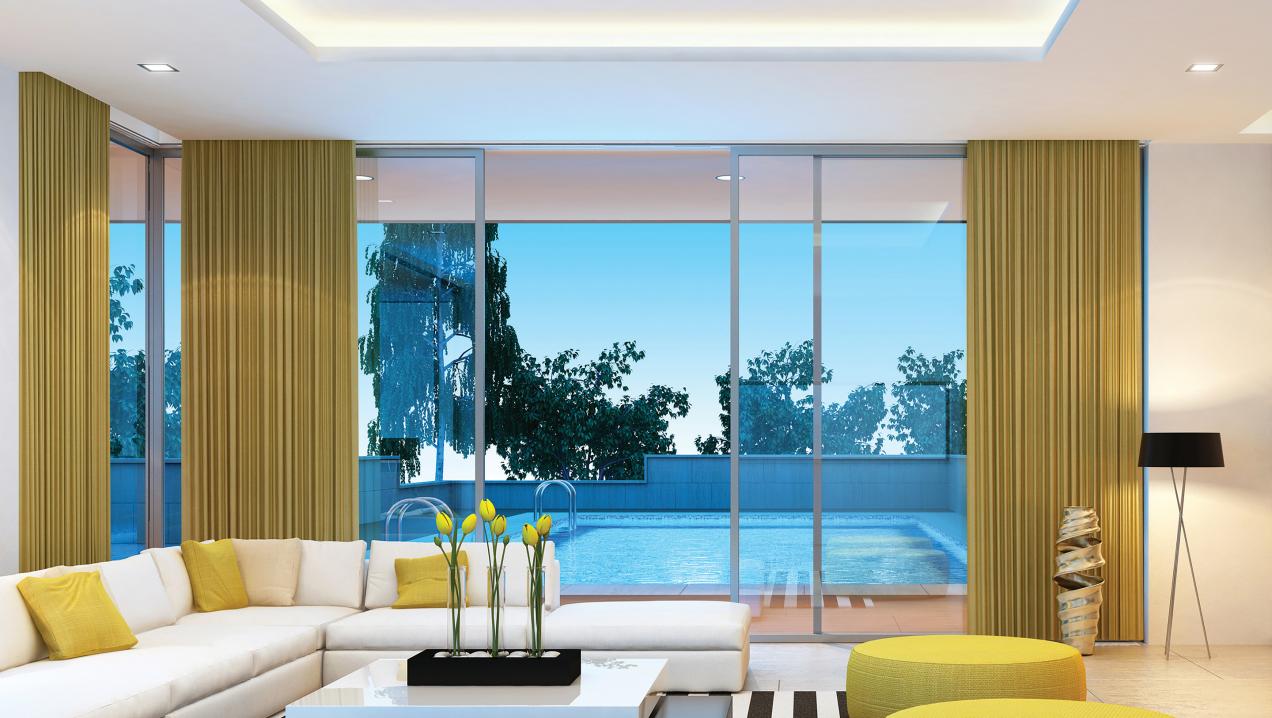 living-room-shades-linear-lights