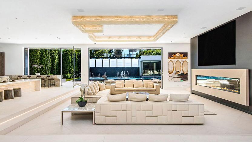 Living room of home