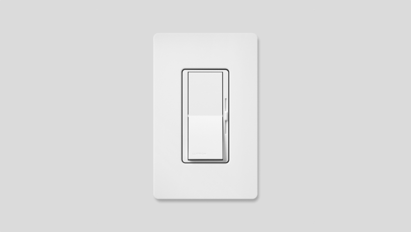 A product image of a stand-alone dimmer switch.