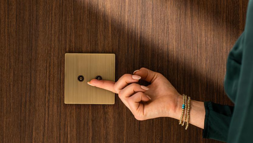 Aviena Keypad Vignette COPA Wood Wall