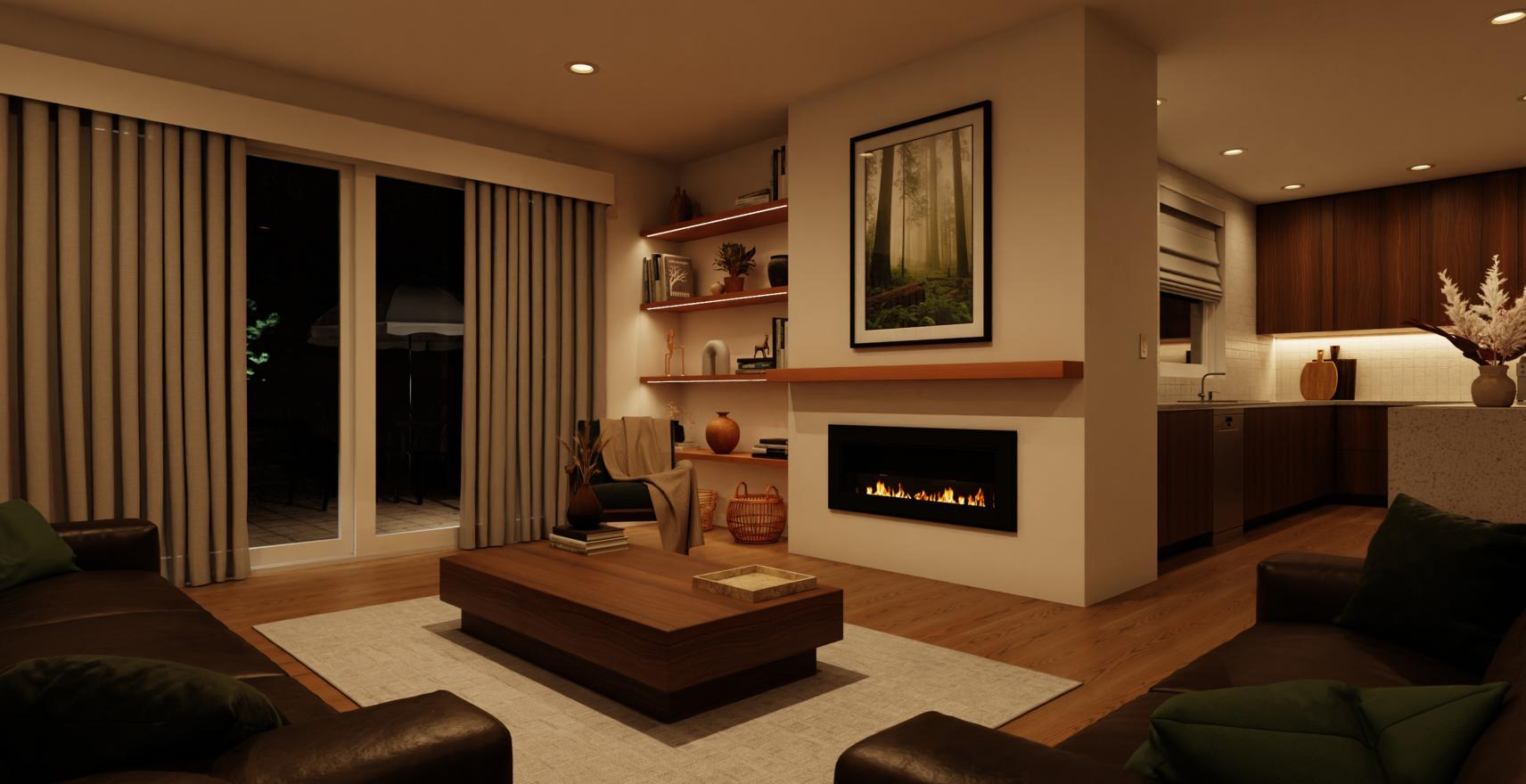 Lumaris downlights being used throughout a home.