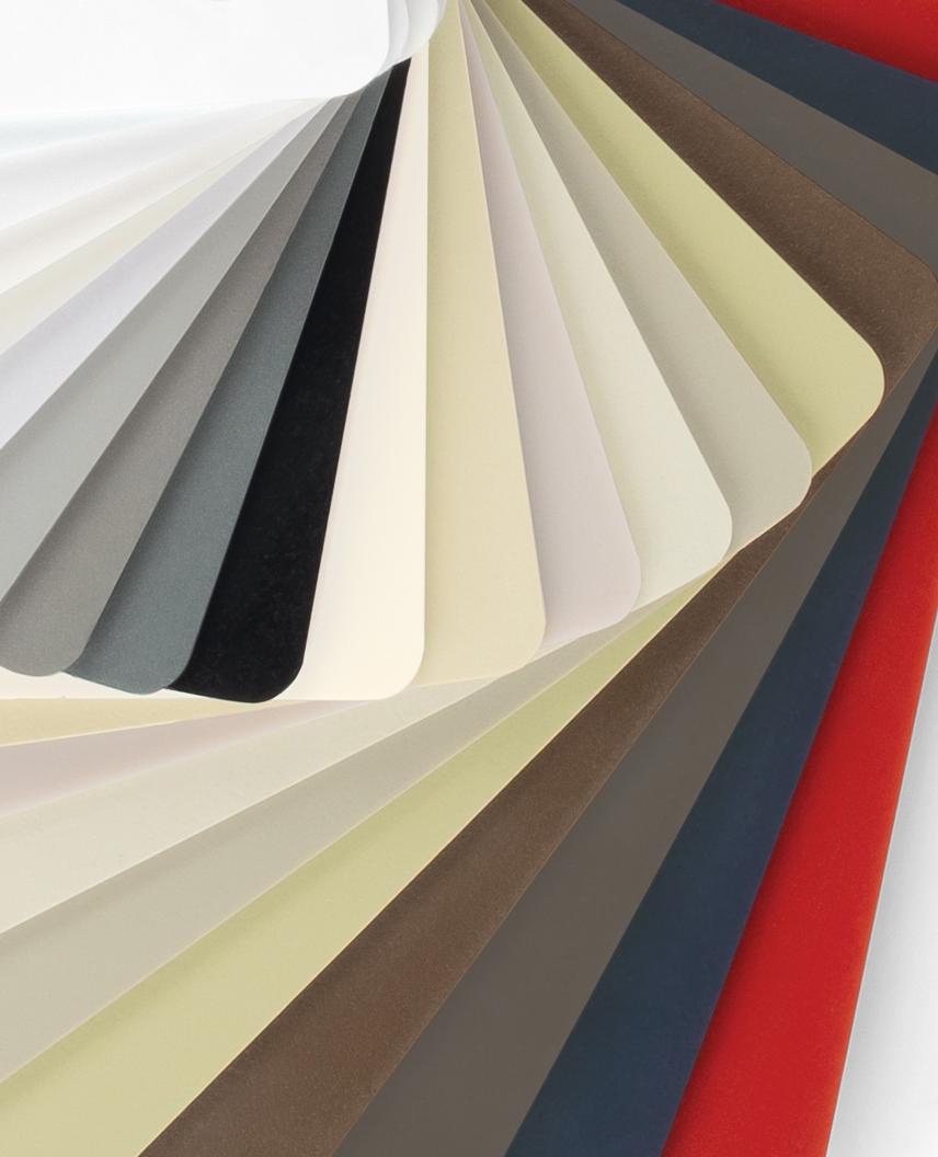 A swatch of earth-tone colors ranging from white to black to brown to red.