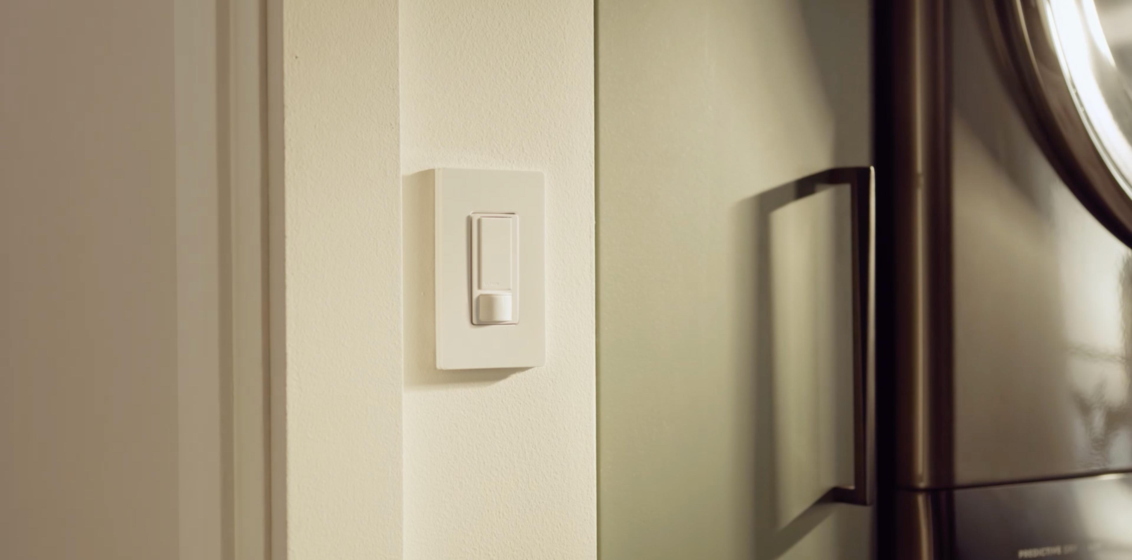 Lutron smart switch with motion sensing for energy-efficient automated lighting control