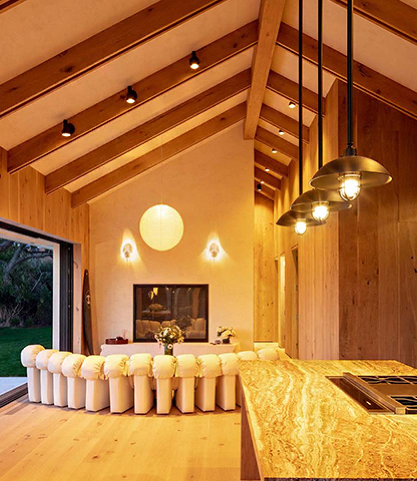 Well-lit house