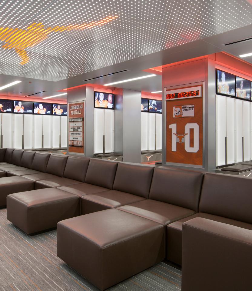 UT Austin Locker Room
