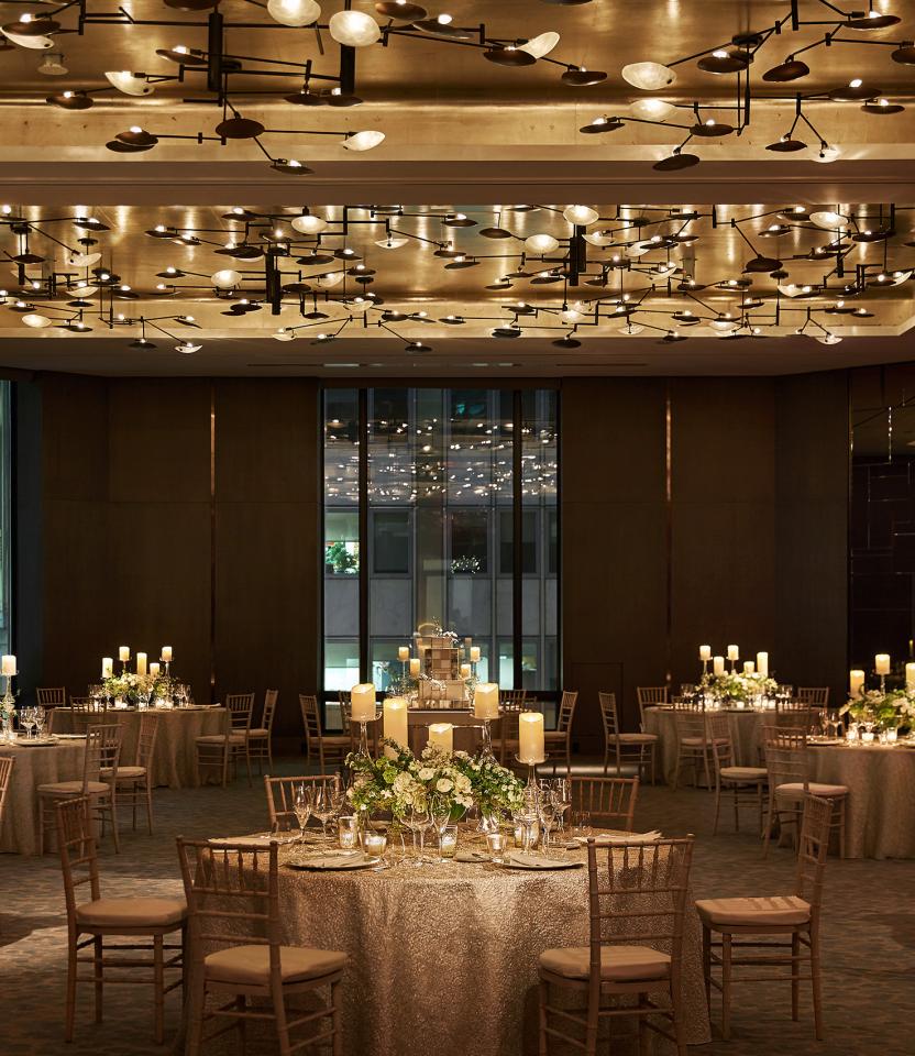 A New York City hospitality event space with Lutron Quantum. Christian Horan Photography
