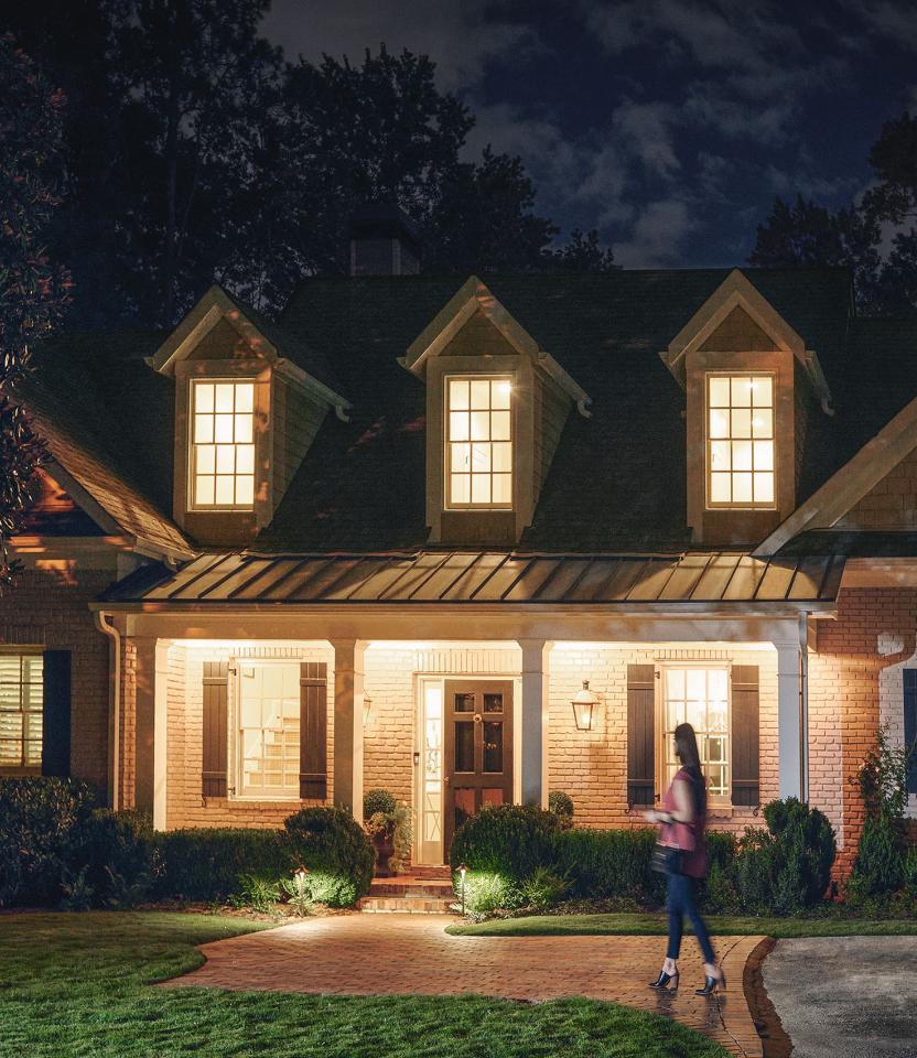 A Southeast private residence Outdoor with Lutron Caséta