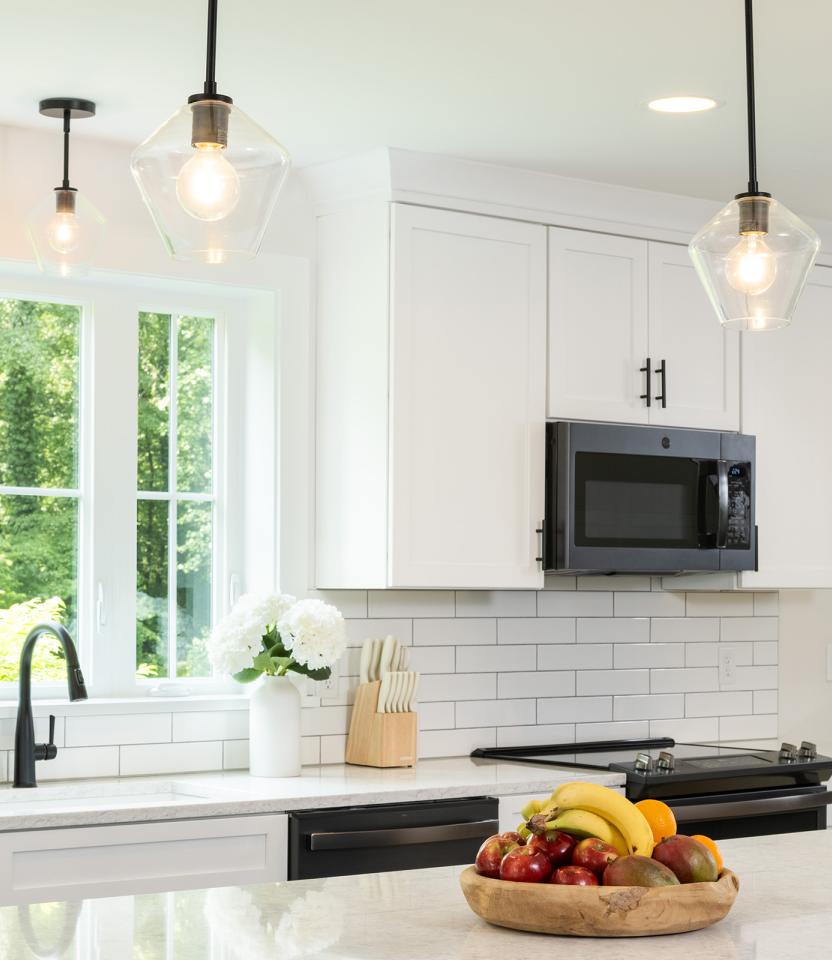 A Northeast private residence kitchen with Lutron Caséta