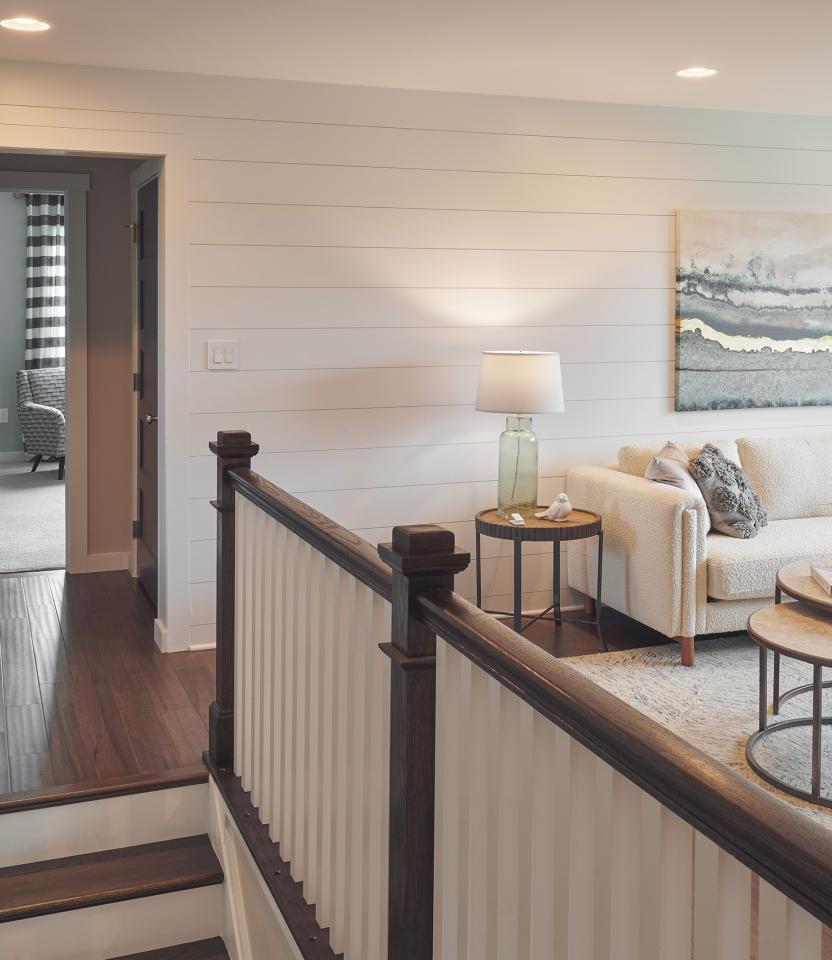 A Northeast private residence hallway with Lutron Caséta, Pico, and Dimmers & Switches