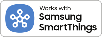 Works with Samsung Smart Things