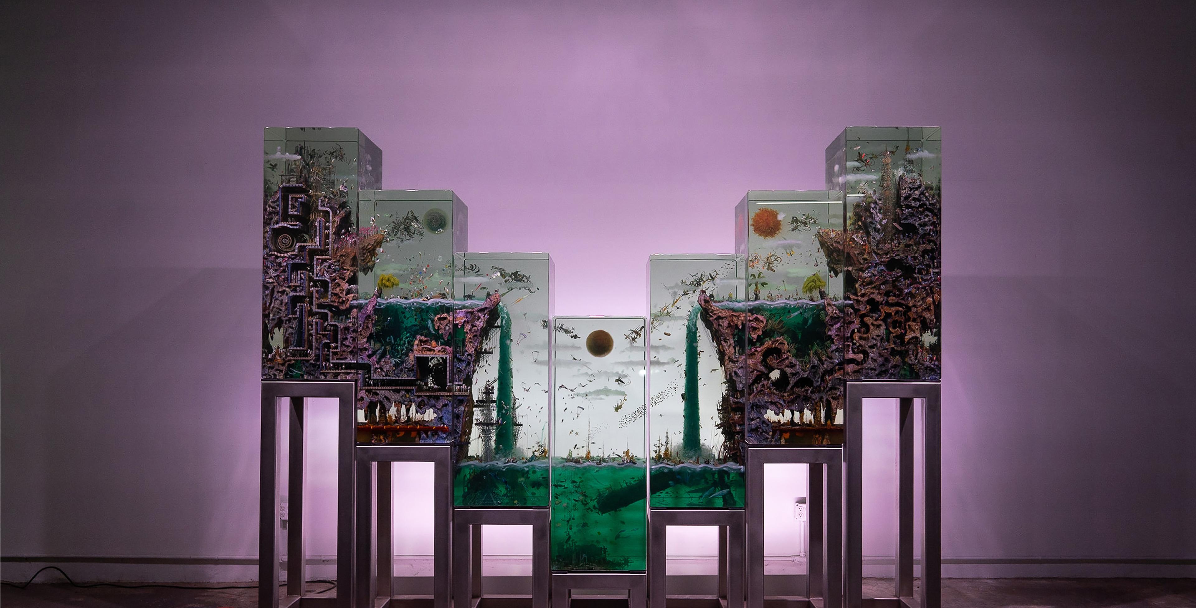 dustin-yellin-event-art-piece-purple-05