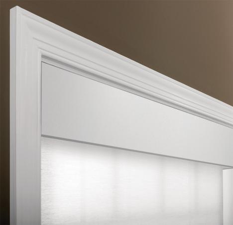 Close up of Serena Roller with metal fascia