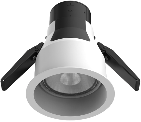 Ketra D4R remodeler downlight with natural white 1,400K-1,0000K S30 lamp fixed configuration