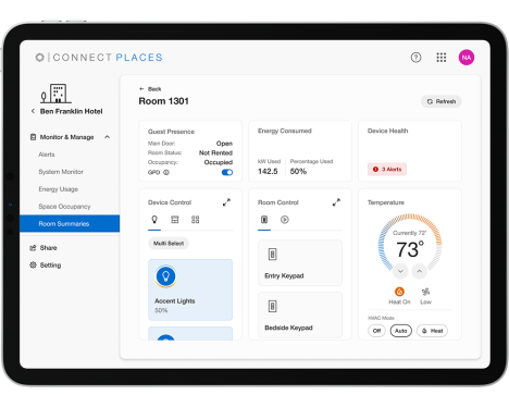 Cloud-based platform for remote system management and client engagement tools.