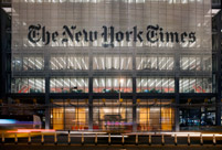 New York Times Front Entrance